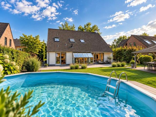 Belle villa 4 chambres avec piscine, proche du centre d’A.