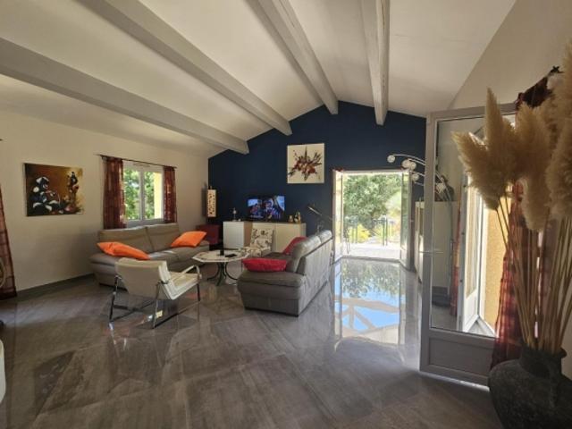 Belle villa de plain pied avec piscine, annexe et sous sol