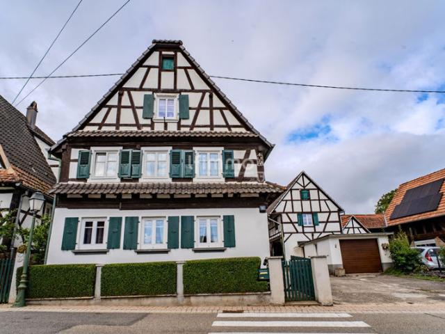 Belle maison alsacienne avec dépendance sur un terrain de 10 are