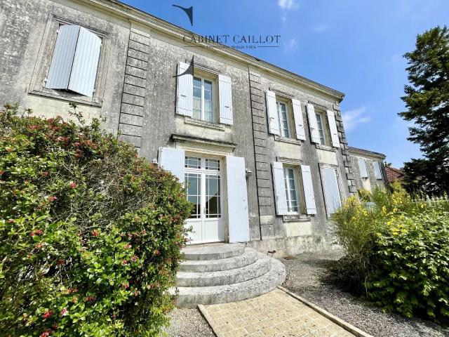 Belle Maison De Maître 10 km Sud de Saintes réf.51398 400m² Tesson