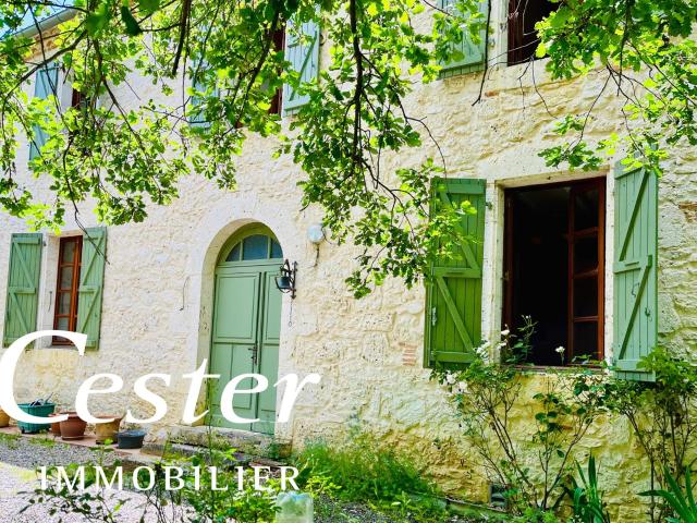 Belle maison en pierres restaurée avec garage et jardin 245m² Gimont