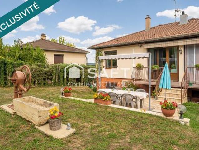 Belle maison familiale de 102 m² avec grand jardin et sous sol complet
