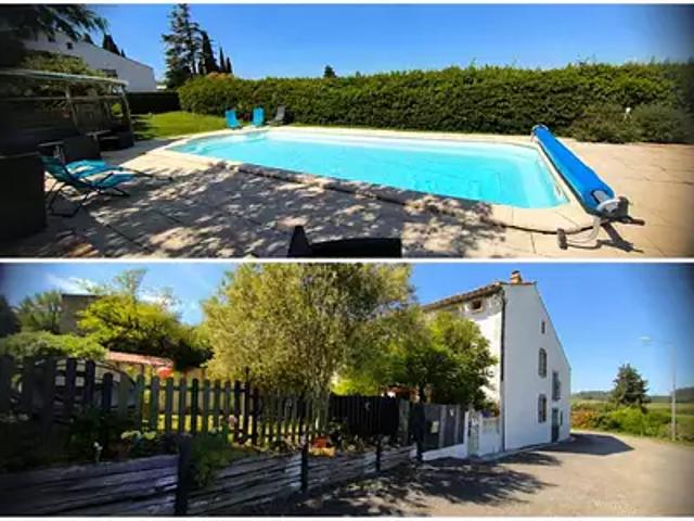 Bellegarde du Razès 11240 Achat / Vente maison 6 pièces t6 piscine jardin