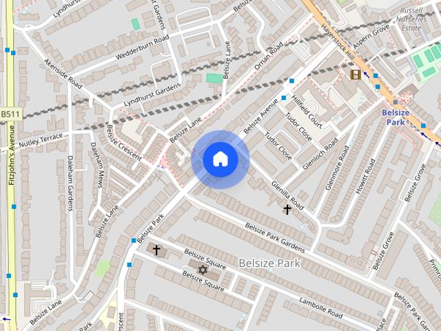 Belsize Terrace, Belsize Village, NW3