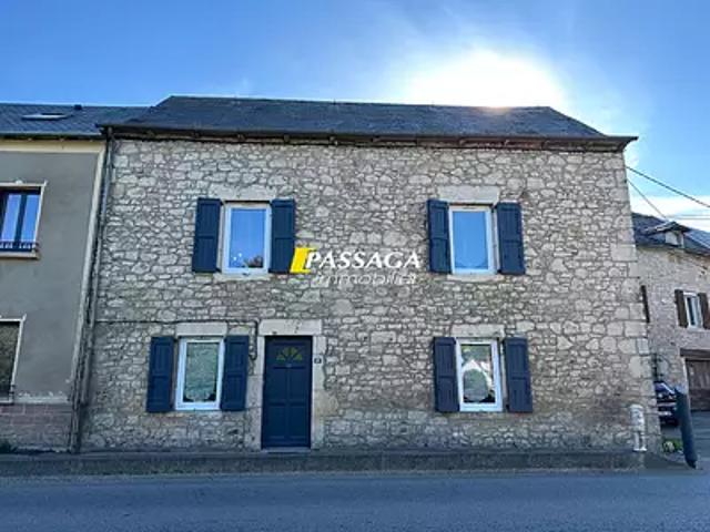 Bertholène 12310 Achat / Vente maison 4 pièces t4 au dernier étage