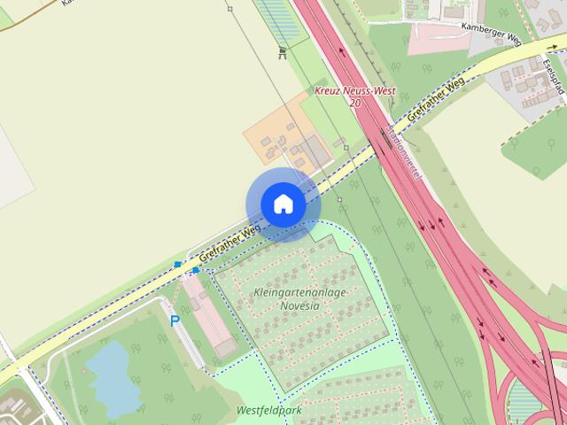 BEREITS FREI: HELLE 2 ZIMMER WOHNUNG MIT GROSSER LOGGIA UND TG PLATZ IN NEUSS ZU VERMIETEN.