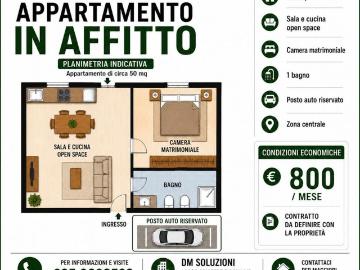 Bergamo bilocale nuovo con posto auto riservato