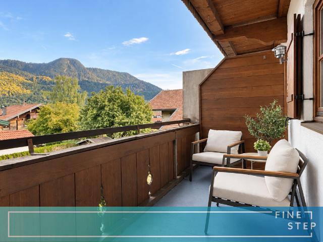 Bergblick inklusive – Kompakte 2 Zimmer Wohnung mit Süd Balkon