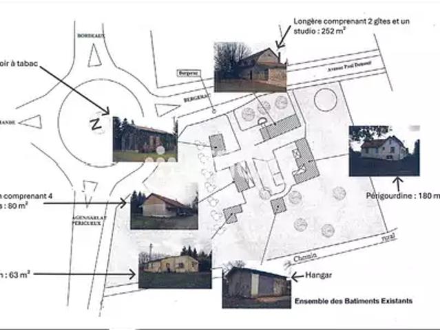 Bergerac 24100 Achat / Vente maison 7 pièces t7 jardin