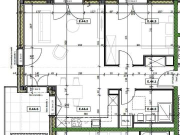 Berges 2 – Appartement 2.5 pièces au dernier étage