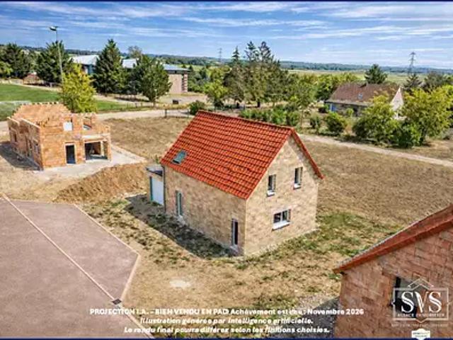 Bergheim 68750 Achat / Vente maison 5 pièces t5 jardin