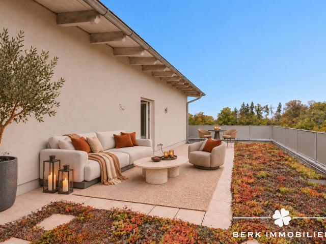 BERK Immobilien – Exklusives Penthouse mit Aufzugzugang, großzügiger Terrasse und Odenwaldblick