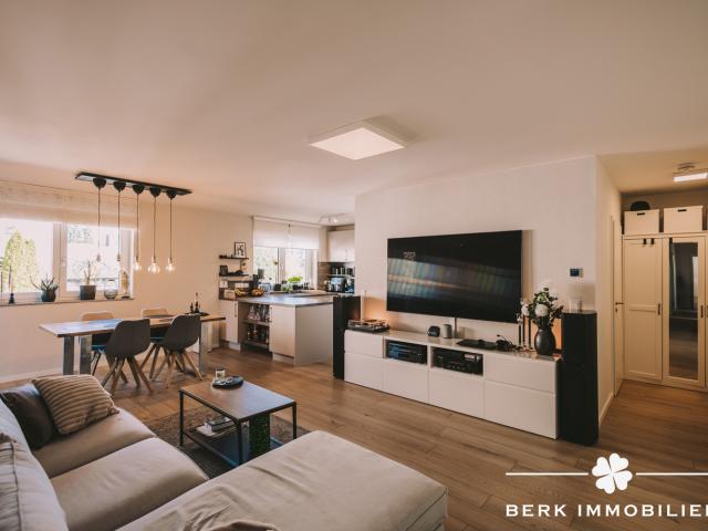 BERK Immobilien moderne & bezugsfertige 3 Zimmer Wohnung mit gemütlicher Terrasse in Goldbach