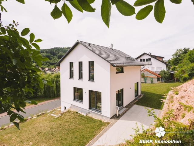 BERK Immobilien – Zukunftssicheres Wohnen mit Aussicht: Neuwertiges Effizienzhaus in Neuhütten