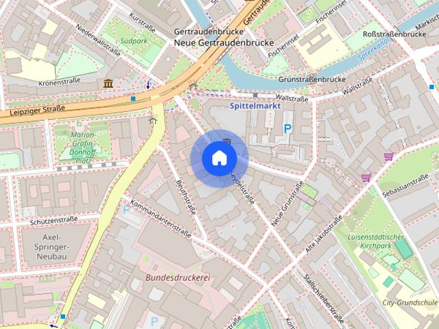 Berlin für 2 Jahre ab Oktober: zentrale 2 Zimmer, Balkon im 6. OG, für Single