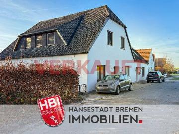 Berne 3 Familienhaus nähe Lürssen Yachtwerft, mit großem Garten, Garage und 2 Carports
