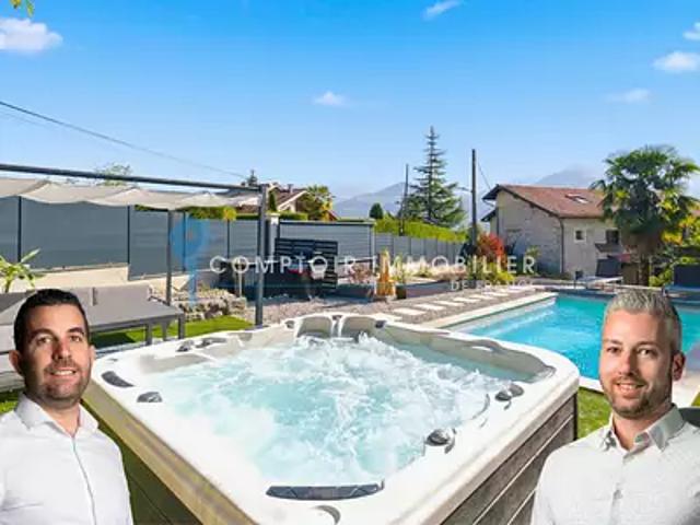 Bernin 38190 Achat / Vente maison 7 pièces t7 piscine jardin