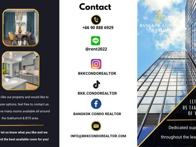 BEST DEAL ให้เช่า เดอะทรี อ่อนนุช สเตชั่น. Line: @rent2022 BTS อ่อนนุช ห้องสวย พร้อมเข้าอยู่ ราคาดี!A10680
