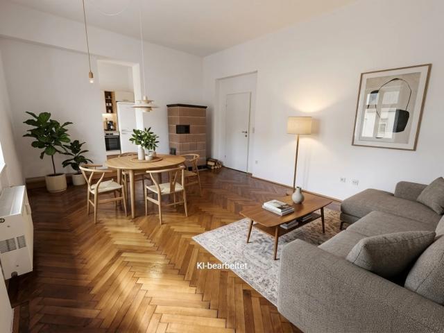 Bestens aufgeteilte, helle 2 Zimmer Wohnung mit möblierter Küche in zentraler und doch ruhiger Lage in Ried
