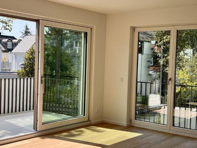 Bestlage Waldtrudering Neubau: Lichtdurchflutetes Wohnen auf 87 m² mit großem Balkon und Küche