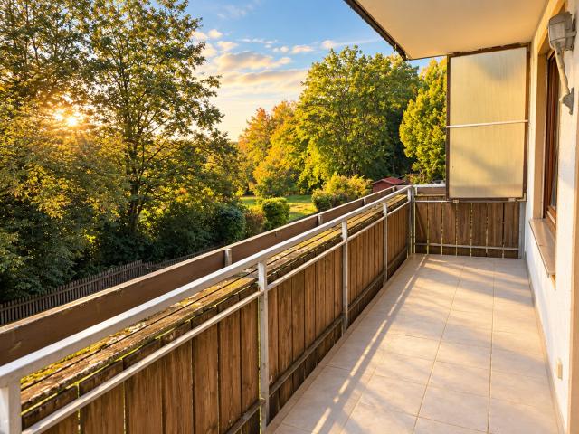 BESTLAGE GWEND! Sonnige 2 Zimmer Wohnung mit Südbalkon und Tiefgaragenbox