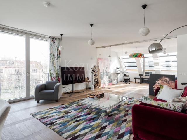 Bestlage Oststadt – Design Maisonette mit Galerie & Lift | Palais Langheinrich!
