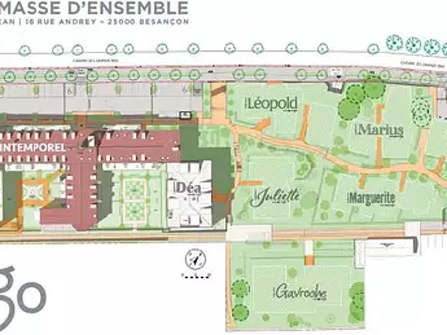 Besançon 25000 Programme neuf appartement neuf à vendre t2 PTZ+ LMNP RT 2012
