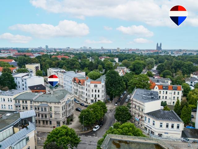 Besondere Maisonette im Denkmalschutz – Zwei Balkone und flexibler Grundriss