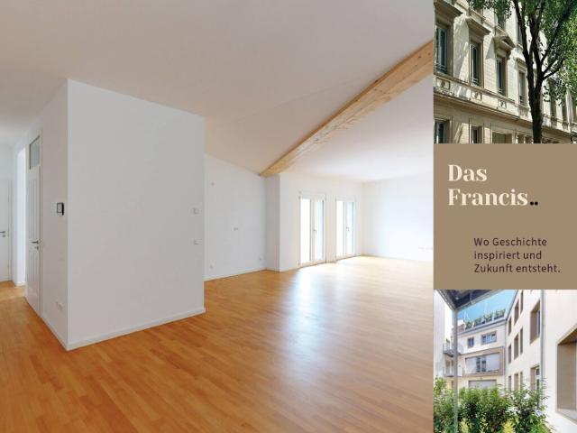 Besonderes Highlight im Francis! 3 Zimmer Wohnung mit Saunaanschluss in der Weststadt!