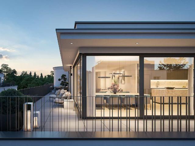 Besonderes Penthouse mit Dachterrasse in Nymphenburg
