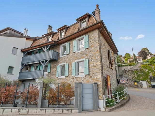 Besonderes Winzerhaus im Herzen des alten Dorfes mit Seeblick