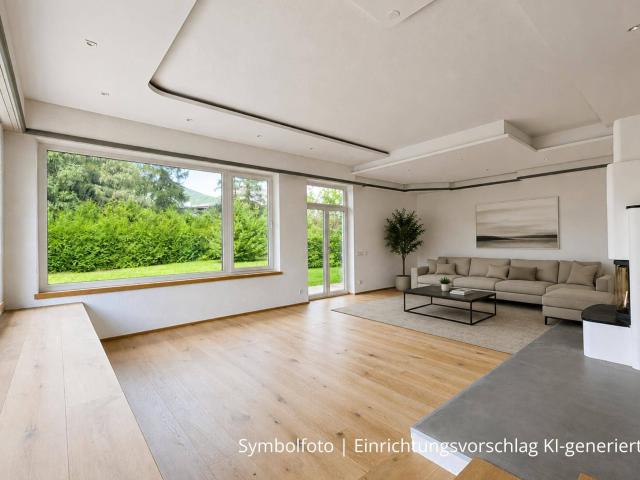Besonders großzügige Gartenwohnung mit 500 m² Außenfläche