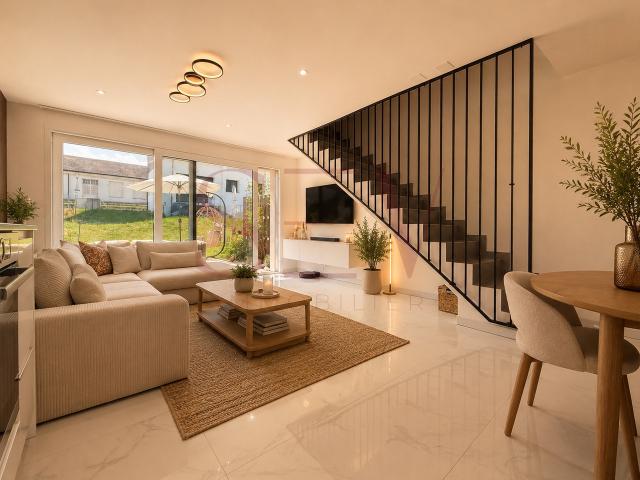 Leben Sie besser, geben Sie weniger aus, Villa MINERGIE mit Garten und 3 Schlafzimmern