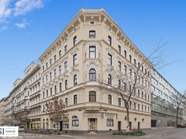 Betongold: Unbefristet vermietete Altbauwohnung zur Kapitalanlage mit 2,75% Rendite in Top Lage des 7. Bezirks