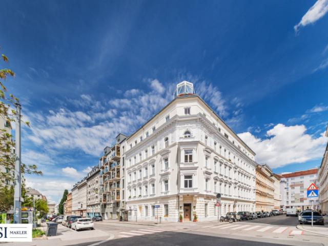 Betongold: Unbefristet vermietete Dachgeschosswohnung in elegantem Altbau zur Kapitalanlage mit knapp 3% Rendite in Top Lage des 4. Bezirks