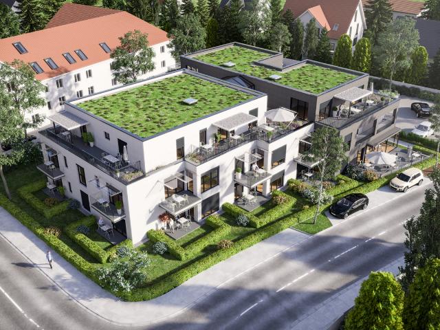 BETREUTES WOHNEN ab 55 Jahren: Zentral in Schwabmünchen 2 Zimmerwohnung mit kleinem Garten