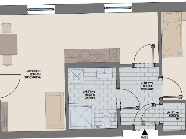 Betreutes Wohnen: Geförderte Neubauwohnung mit Balkon