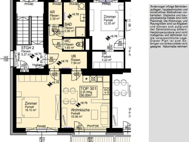 Betreutes Wohnen St. Pölten schöne 2 Zimmerwohnung mit Balkon