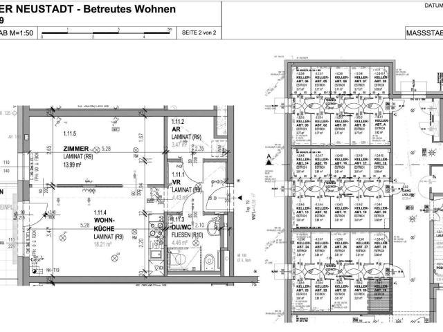 Betreubares Wohnen: 2 Zimmerwohnung mit Balkon