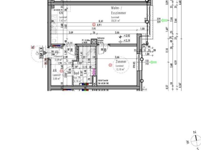 Betreubares Wohnen: 2 Zimmerwohnung im 1.OG