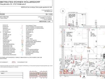 Betreubares Wohnen: 2 Zimmer Wohnung im 1.OG mit Balkon