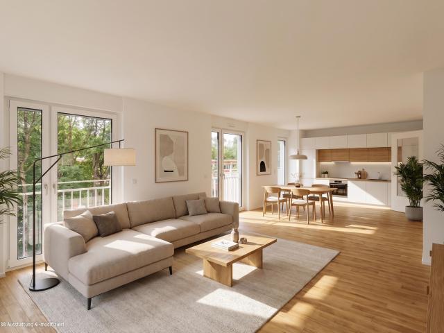 BEZUGSFERTIG 2026* ELEGANTE 4 ZIMMER STADTWOHNUNG MIT 2 BALKONEN UND 2 BÄDERN
