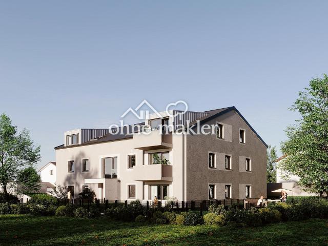 Bezugsfertig: Energieeffiziente A+ 2 Zimmer Wohnung Neubau in Vaterstetten OT Parsdorf WE 02