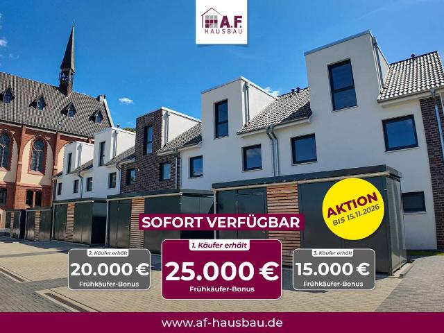 BEZUGSFERTIG* Kuhrmeyer Hof: Provisionsfreies, elegantes Reihenendhaus in zentraler Lage