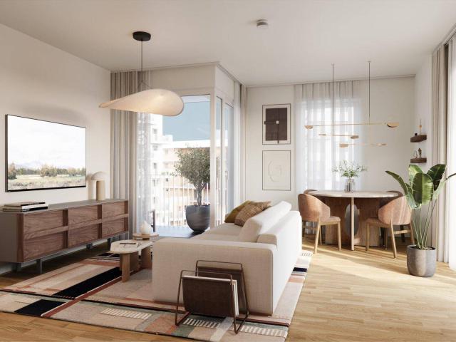 BEZUGSFERTIG & PROVISIONSFREI 2 Zimmer Eigentumswohnung mit Balkon im „Village im Dritten – PEAK HOMES“ Top 48