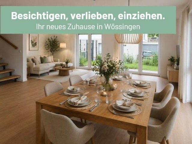 Bezugsfertig! Reihenendhaus in Wössingen, KfW 40 mit Förderdarlehen der KFW Bank