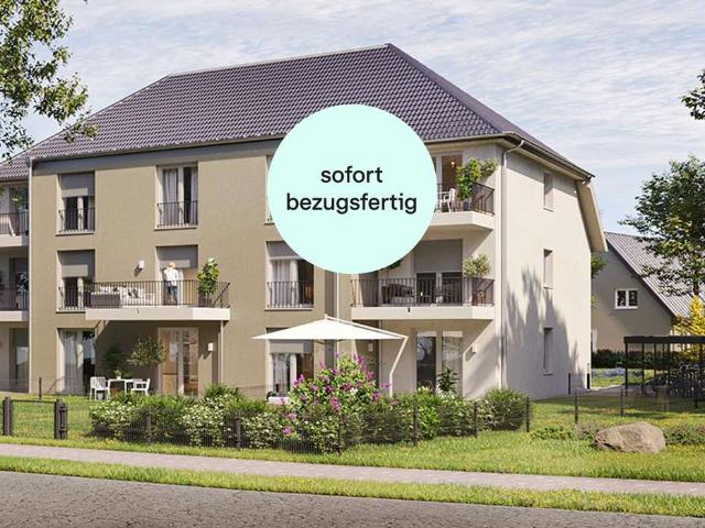 Bezugsfertige Eigentumswohnung direkt am Müllroser See mit Terrasse und Garten