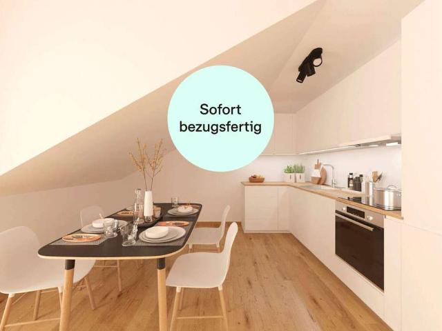 Bezugsfertige Ferienwohnung im Dachgeschoss mit Balkon und Außenstellplatz