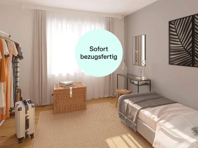 Bezugsfertige Ferienwohnung mit Balkon, zwei Bäder und Außenstellplatz