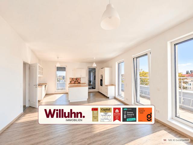 Bezugsfrei&Neubau! Maisonette mit 3 Bädern, Terrasse, Fußbodenheizung, Aufzug, Stellplatz, Keller